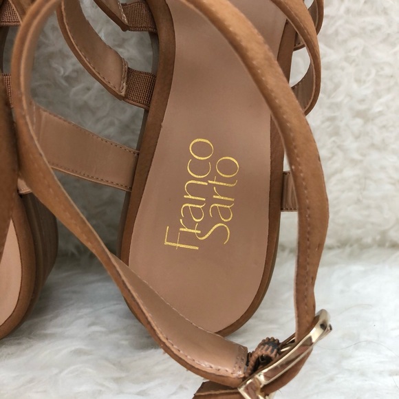 Franco Sarto Olga Gladiator Sandal - Tan - Picture 7 of 15